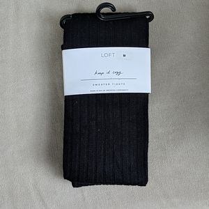Loft Black Sweater Tights